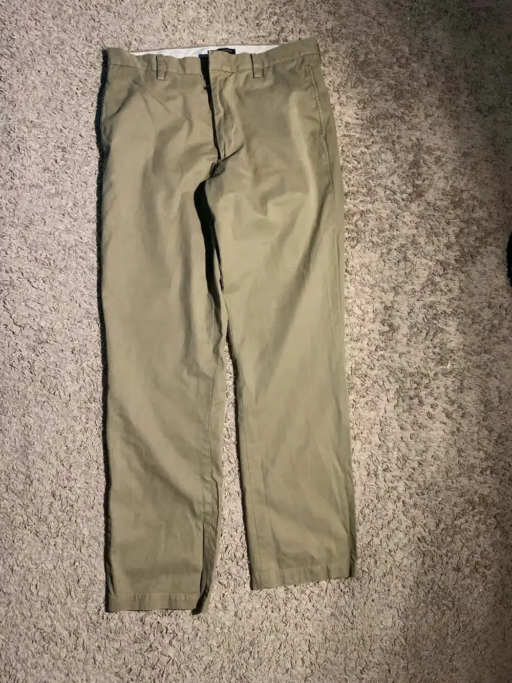 Banana Republic Gavin Chino 100% Cotton Khaki Pants 34x34